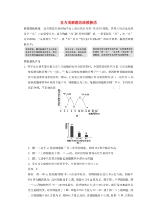 高考生物二轮复习题型专练篇 直方图解题思维题