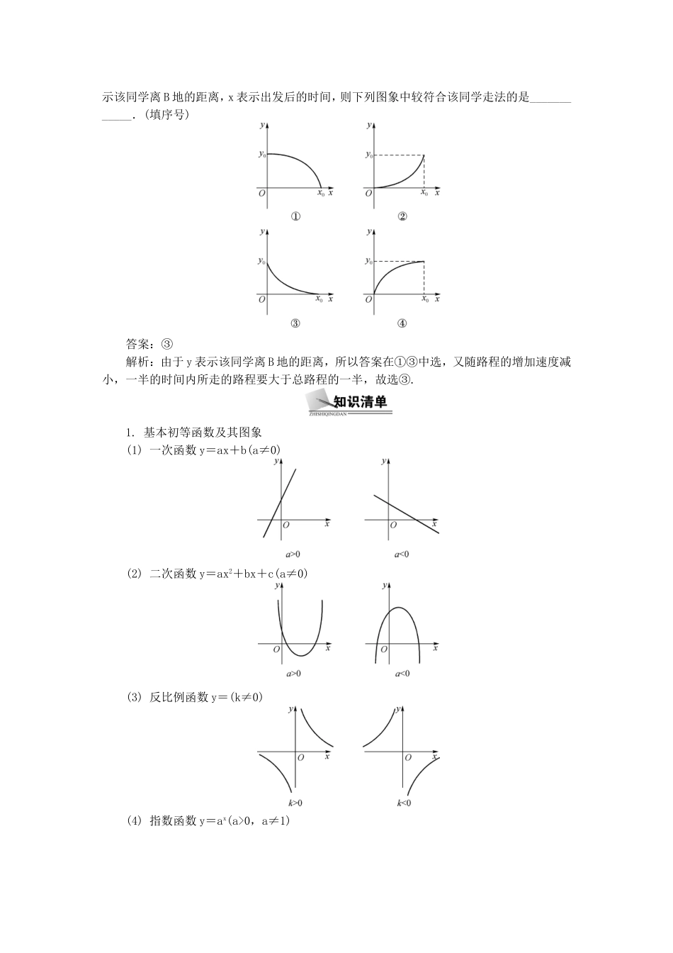 高考数学总复习第二章 函数与导数第5课时 函数的图象_第2页