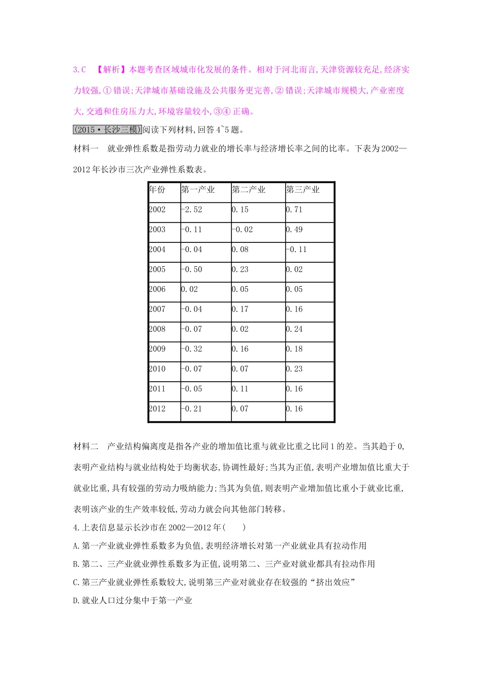 高考地理一轮总复习 第十五章 区域经济发展 第二节 区域工业化与城市化-以我国珠江三角洲地区为例练习试题_第2页