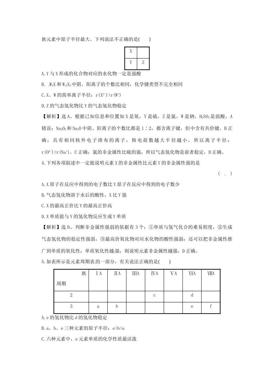 高考化学一轮复习 高效演练15 新人教版试题_第2页