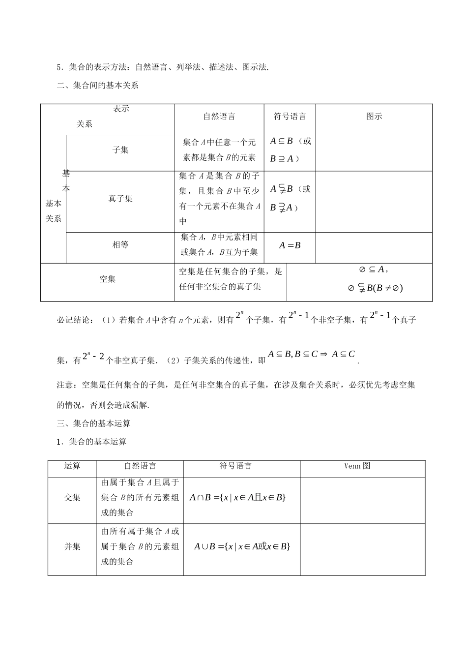 高考数学 考点一遍过 专题01 集合（含解析）理试题_第2页