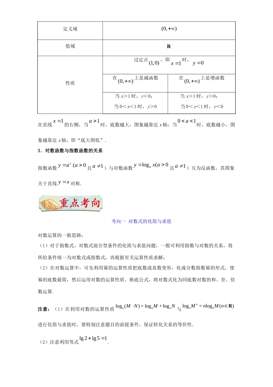 高考数学 考点一遍过 专题08 对数与对数函数（含解析）理试题_第3页