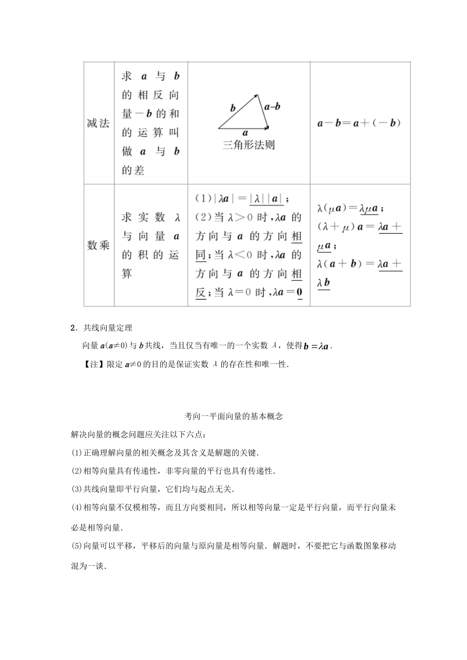 高考数学 考点一遍过 专题17 平面向量的概念及其线性运算（含解析）文试题_第3页
