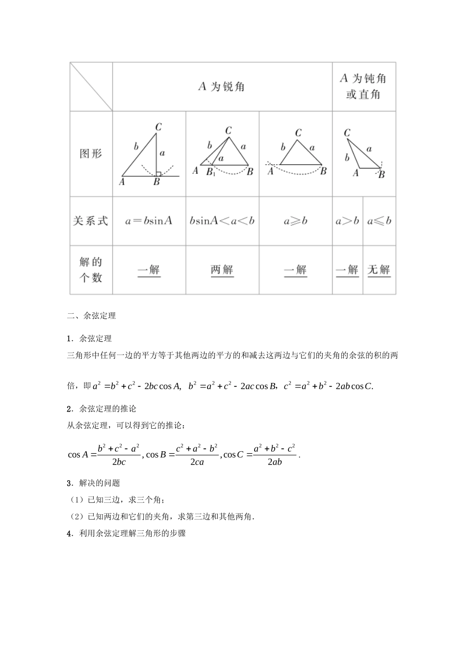 高考数学 考点一遍过 专题17 正、余弦定理及解三角形（含解析）理试题_第2页