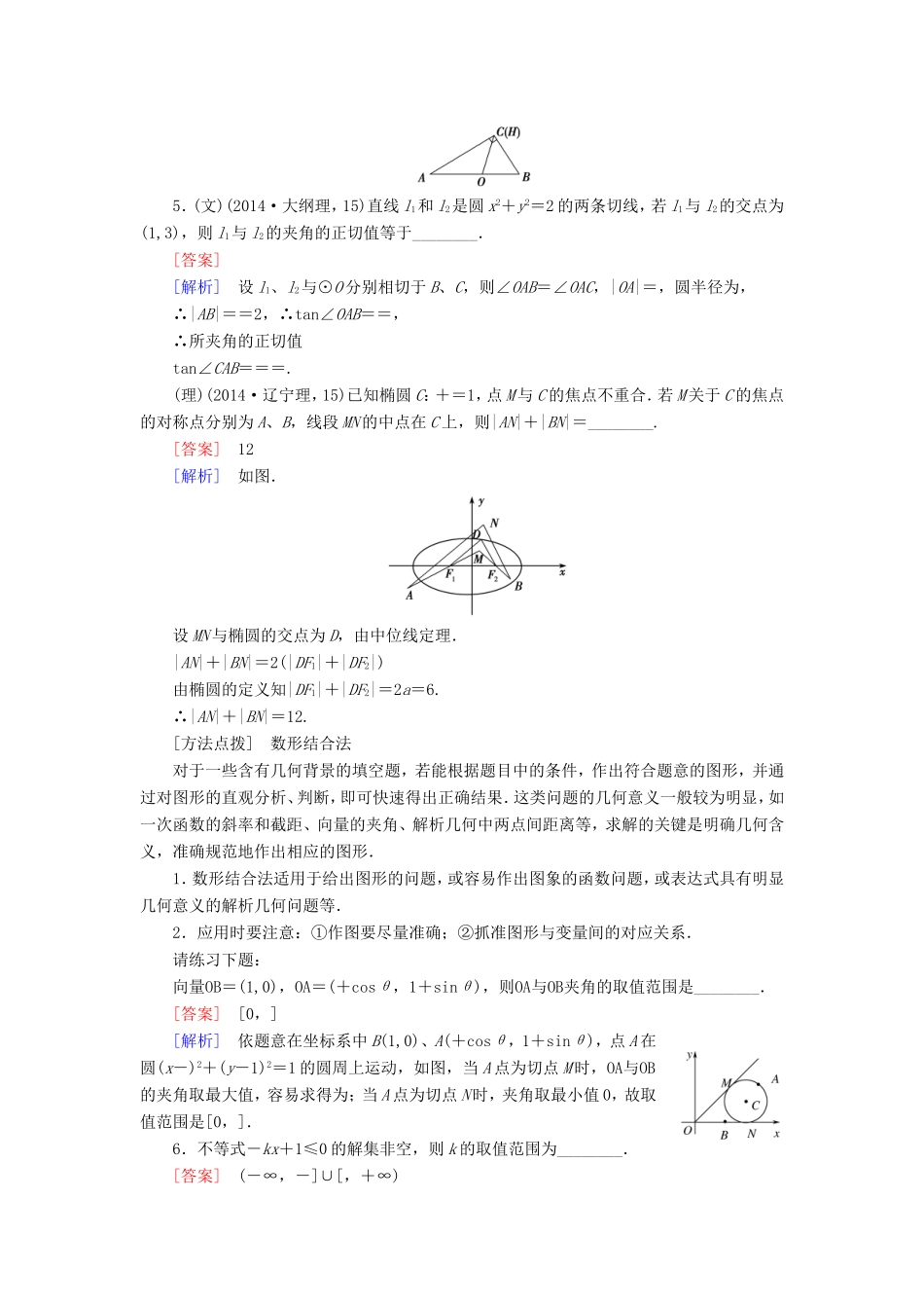 高考数学二轮复习  专题24 填空题解题技能训练（含解析）试题_第3页