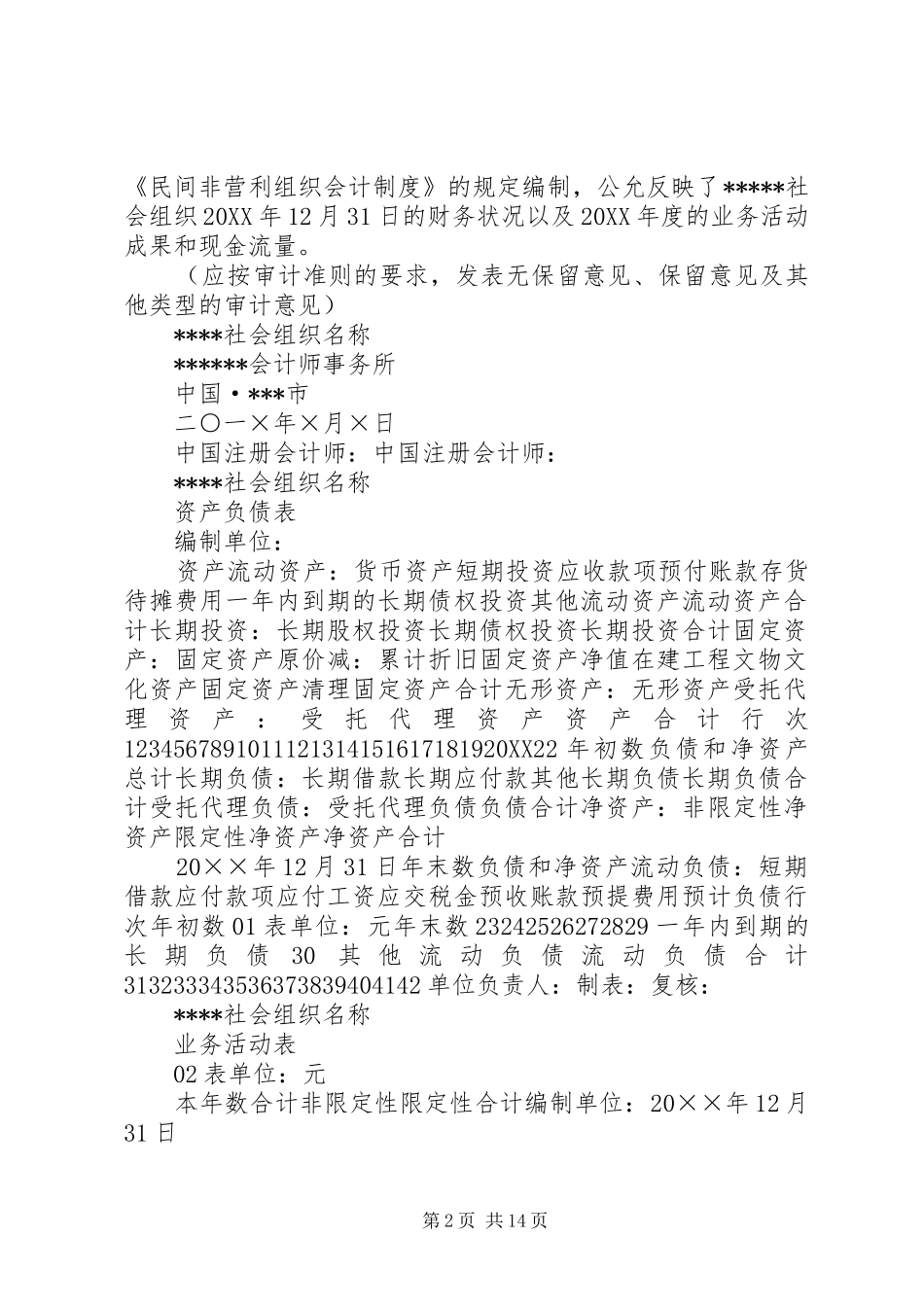 江苏民办非企业单位审计报告_第2页