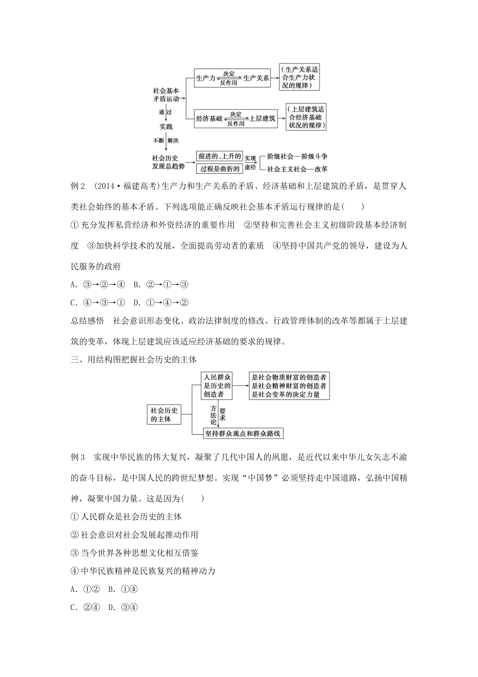 高二政治暑期作业 复习方法策略15讲 第15讲“认识社会与价值选择”高考命题的四大热点突破试题_第2页