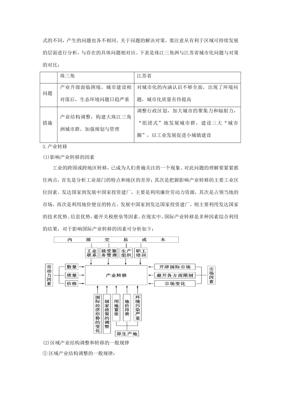 高考地理核心考点冲刺 区域经济的可持续发展强化题根训练 _第3页