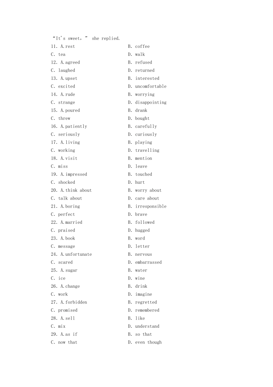 高中英语 Module 3 Music综合检测 外研版必修2_第3页