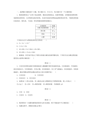高三化学一轮复习专讲专练 （基础热身+能力提升+挑战自我）第六单元（含详解）