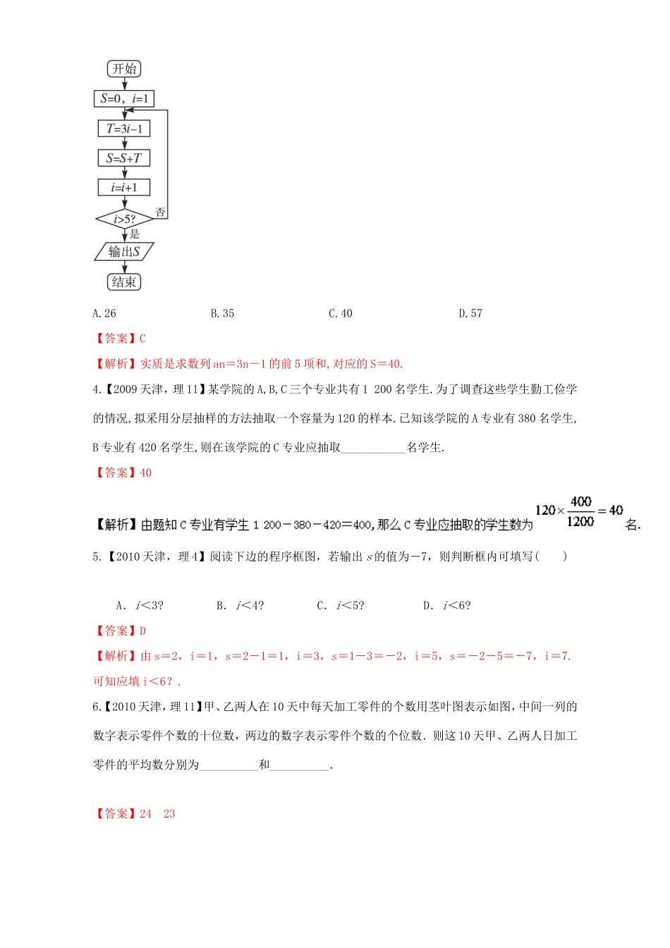 高考数学总复习 专题11 概率和统计、算法分项练习（含解析）理-人教版高三数学试题_第2页