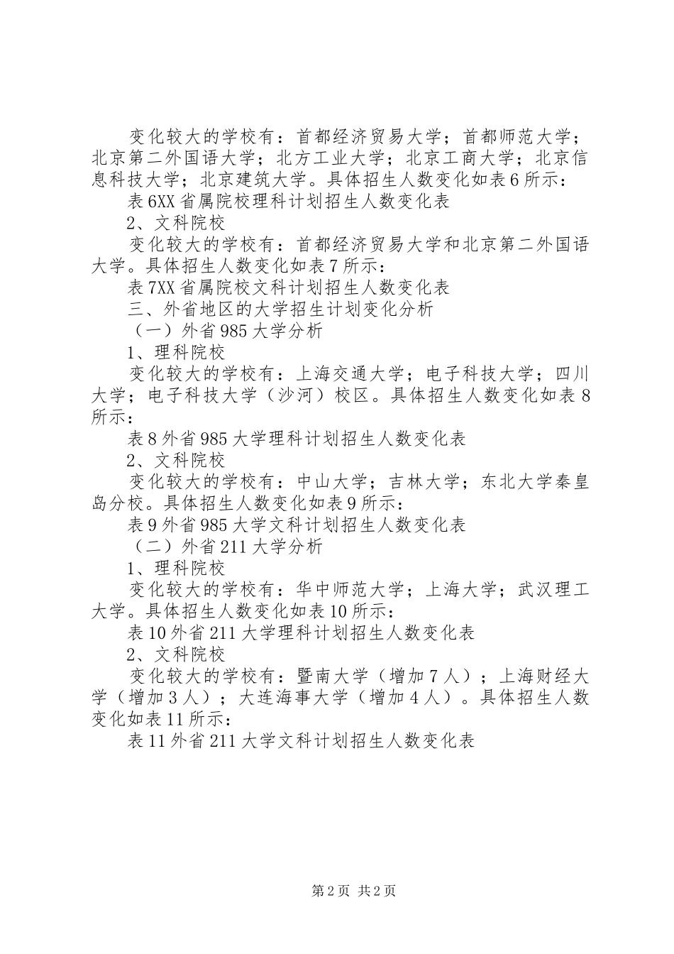 2024年北京招生计划变化分析_第2页