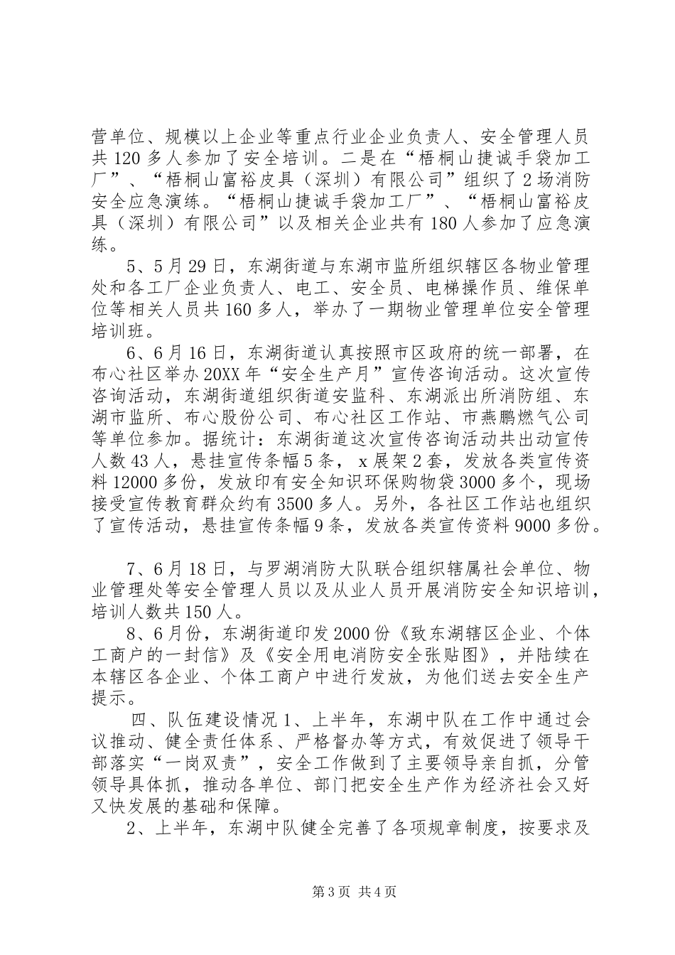 2024年安全执法监察上半年工作总结_第3页