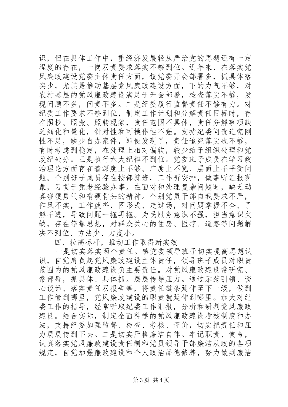 2024年党委书记述责述廉报告_第3页