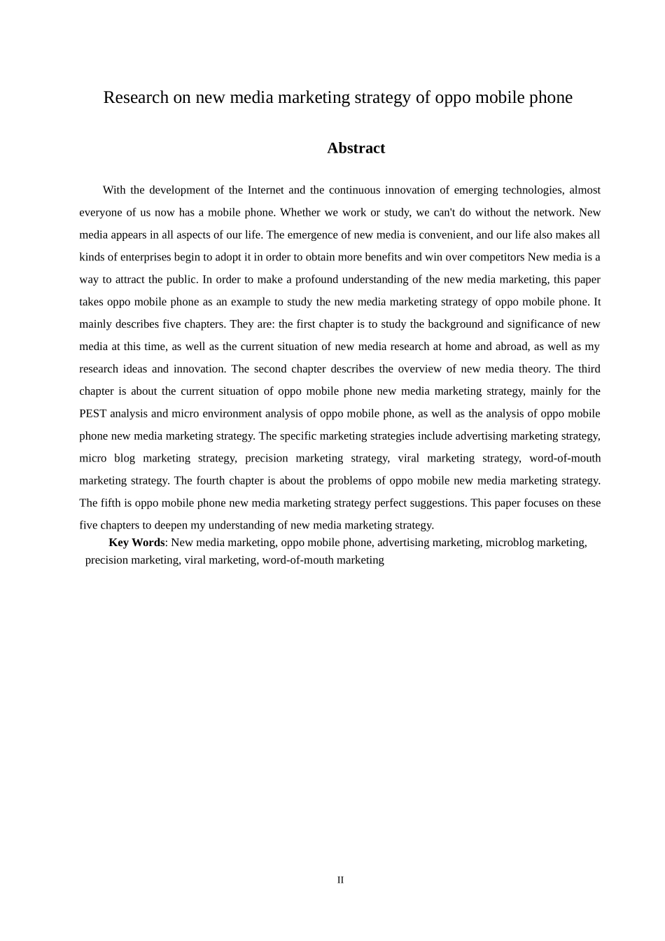 oppo手机的新媒体营销策略研究   市场营销专业_第2页