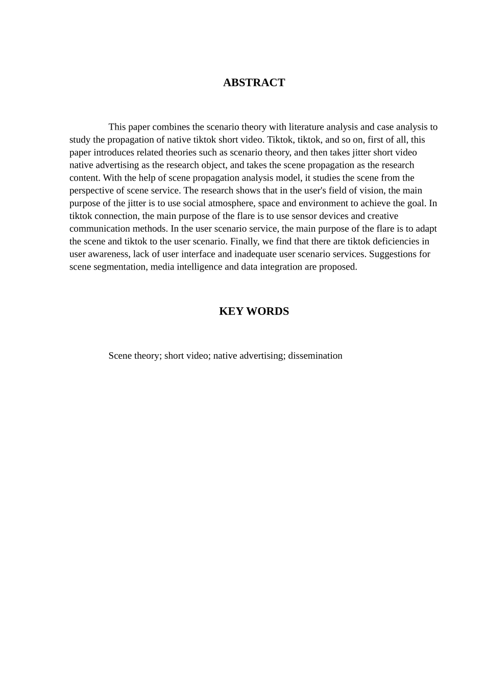 基于场景理论的抖音短视频原生广告传播研究  广告设计专业_第2页