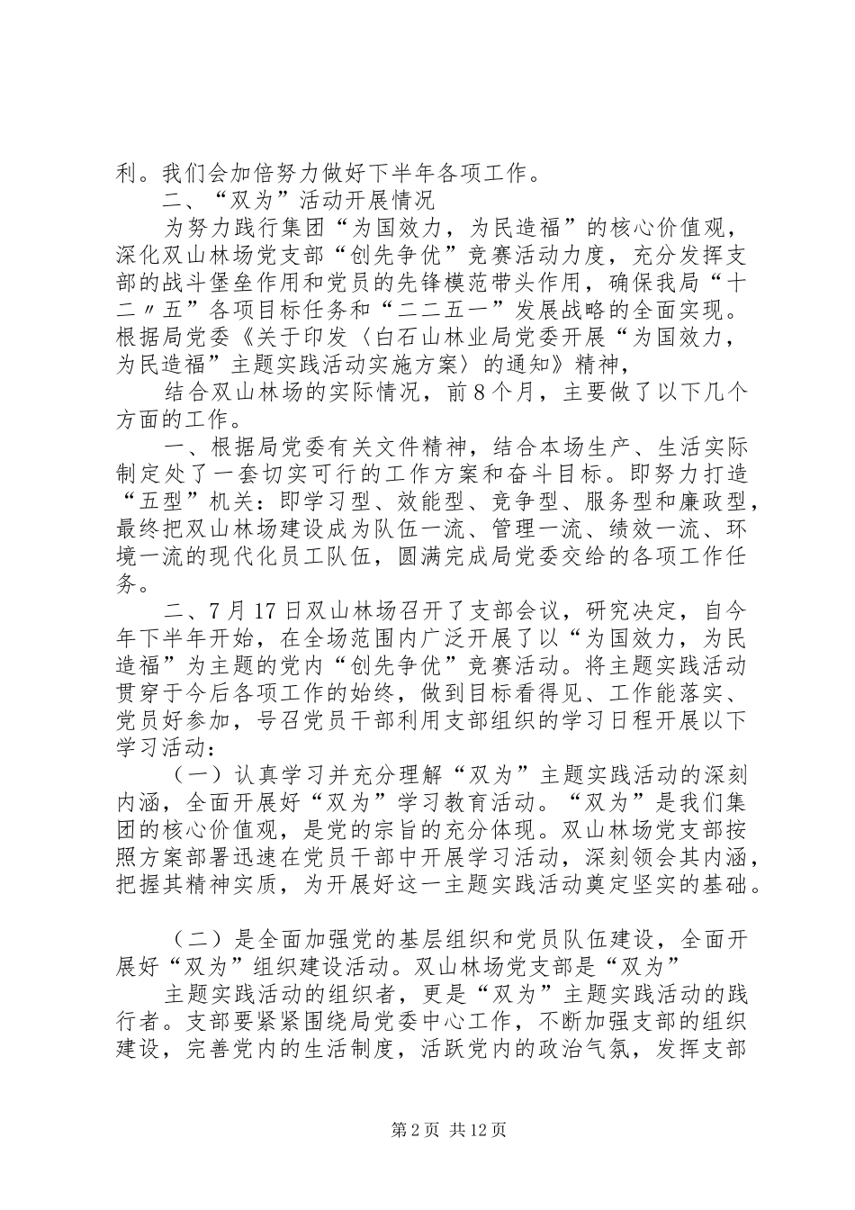 2024年党务工作汇报材料_第2页