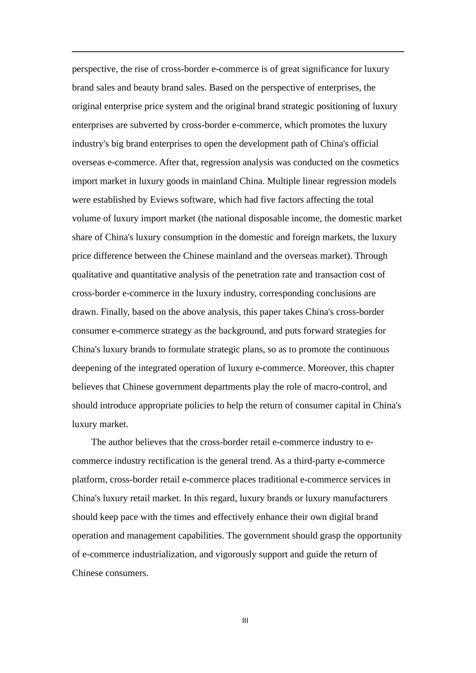 跨境电商奢侈品市场规模进口市场消费回流  国际经济和贸易专业_第3页