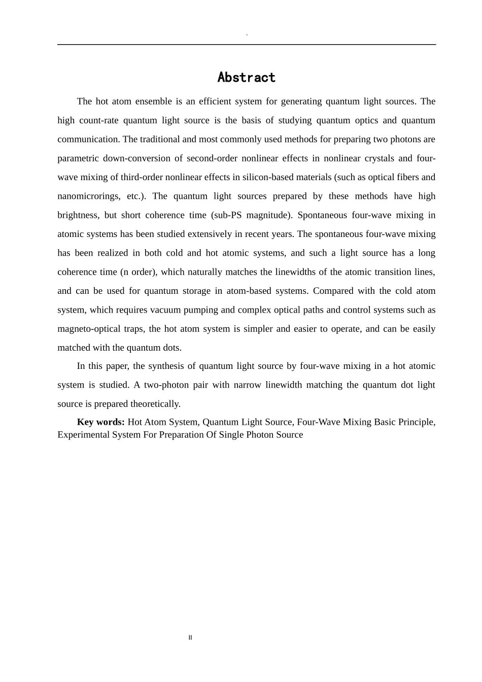 热原子系统四波混频制备双光子对  热电光学专业_第2页
