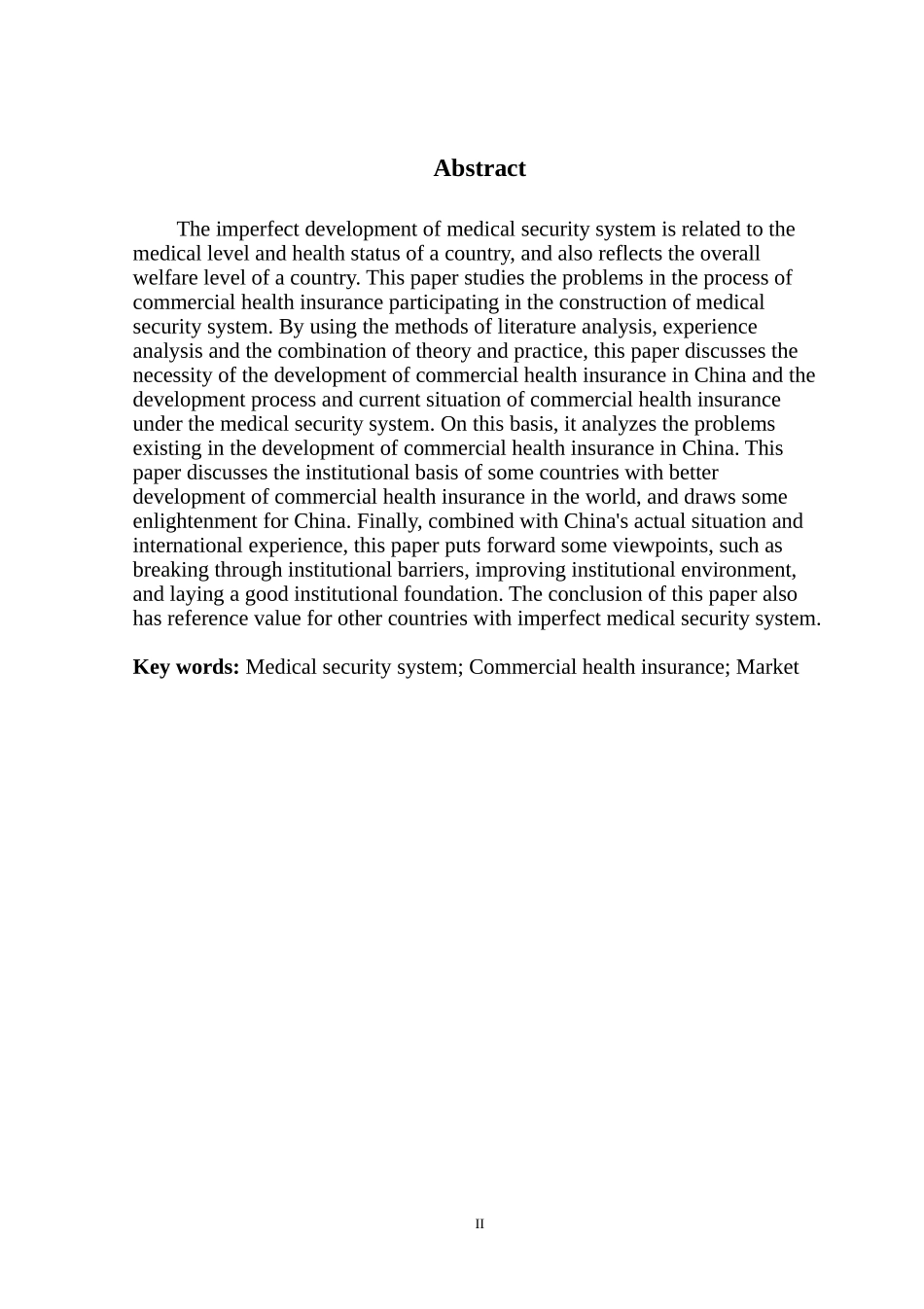 商业健康保险参与医疗保障体系建设研究  保险学专业_第3页