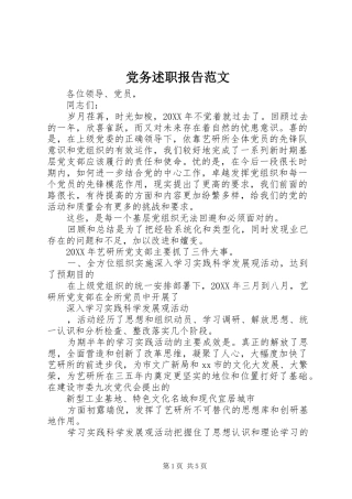 2024年党务述职报告范文