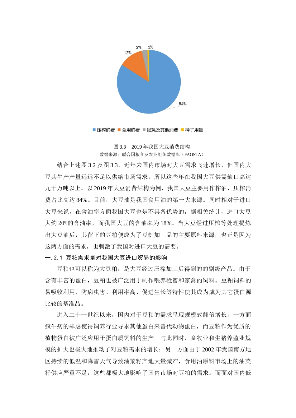 我国大豆进口贸易影响因素的理论分析  国际经济贸易专业_第3页