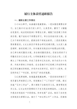 履行主体责任述职报告(0002)