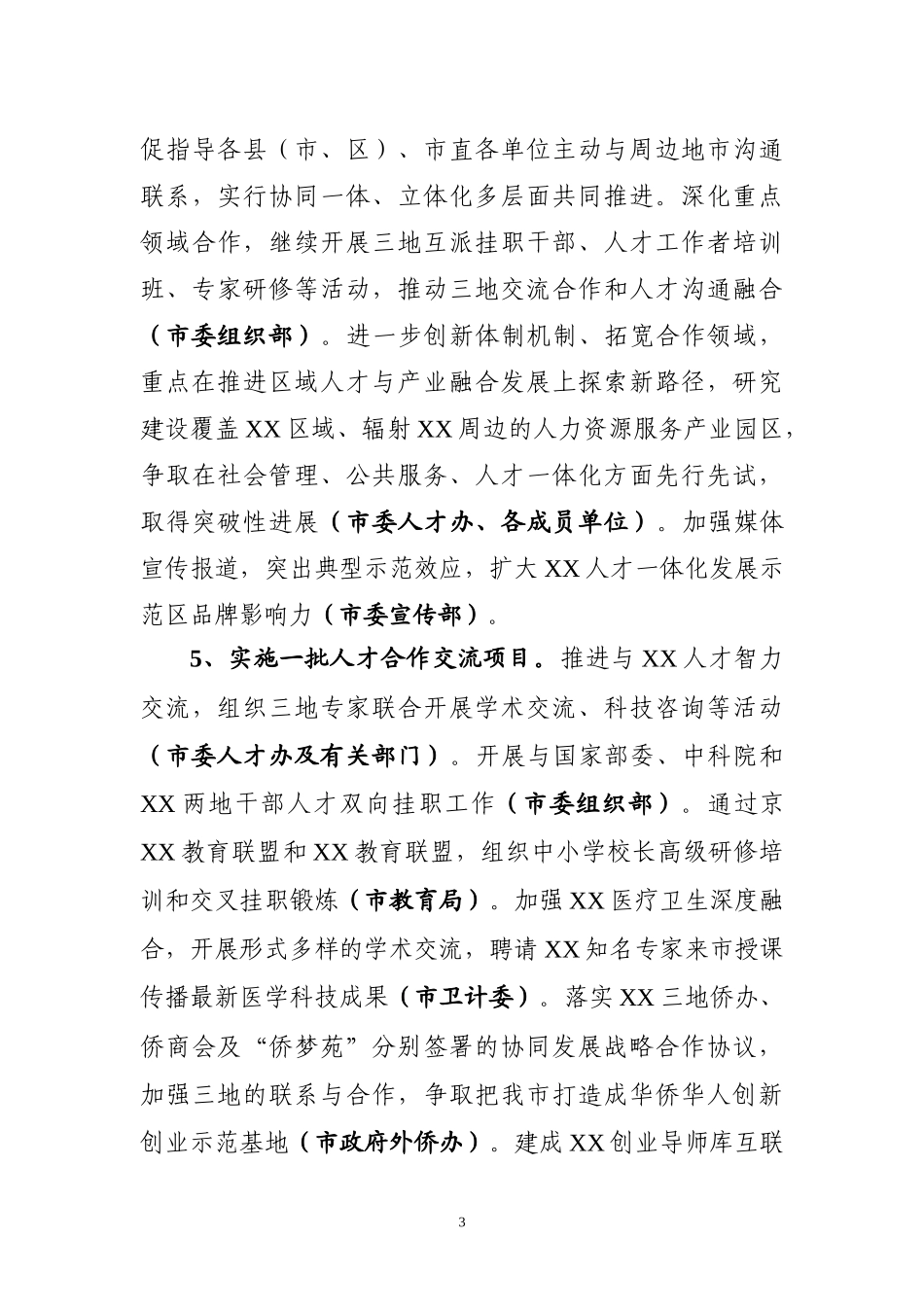 中共XX市委2019年人才工作要点_第3页