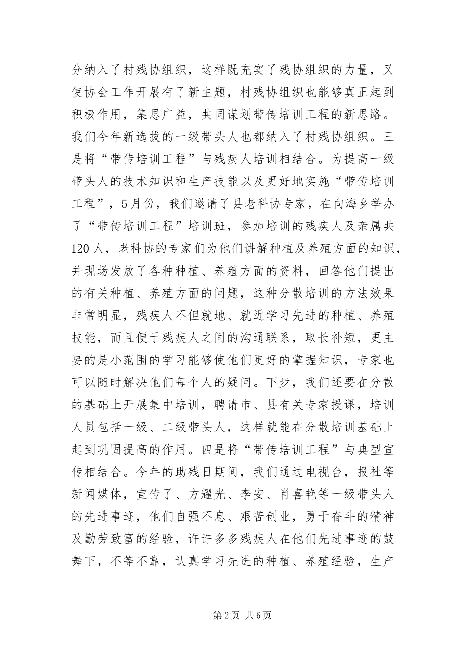 2024年残联就业工作总结_第2页