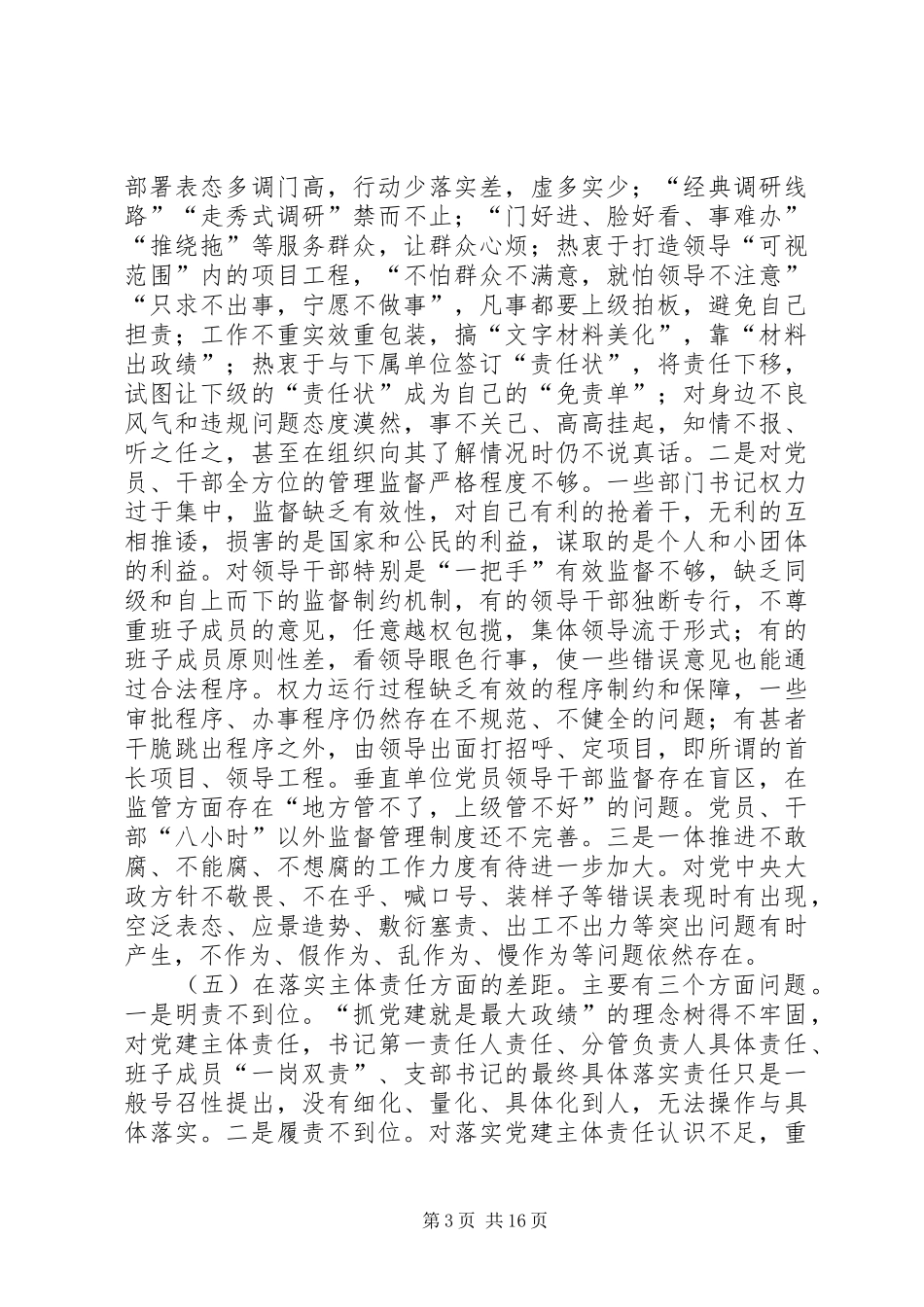 2024年党员领导主题教育检视材料_第3页