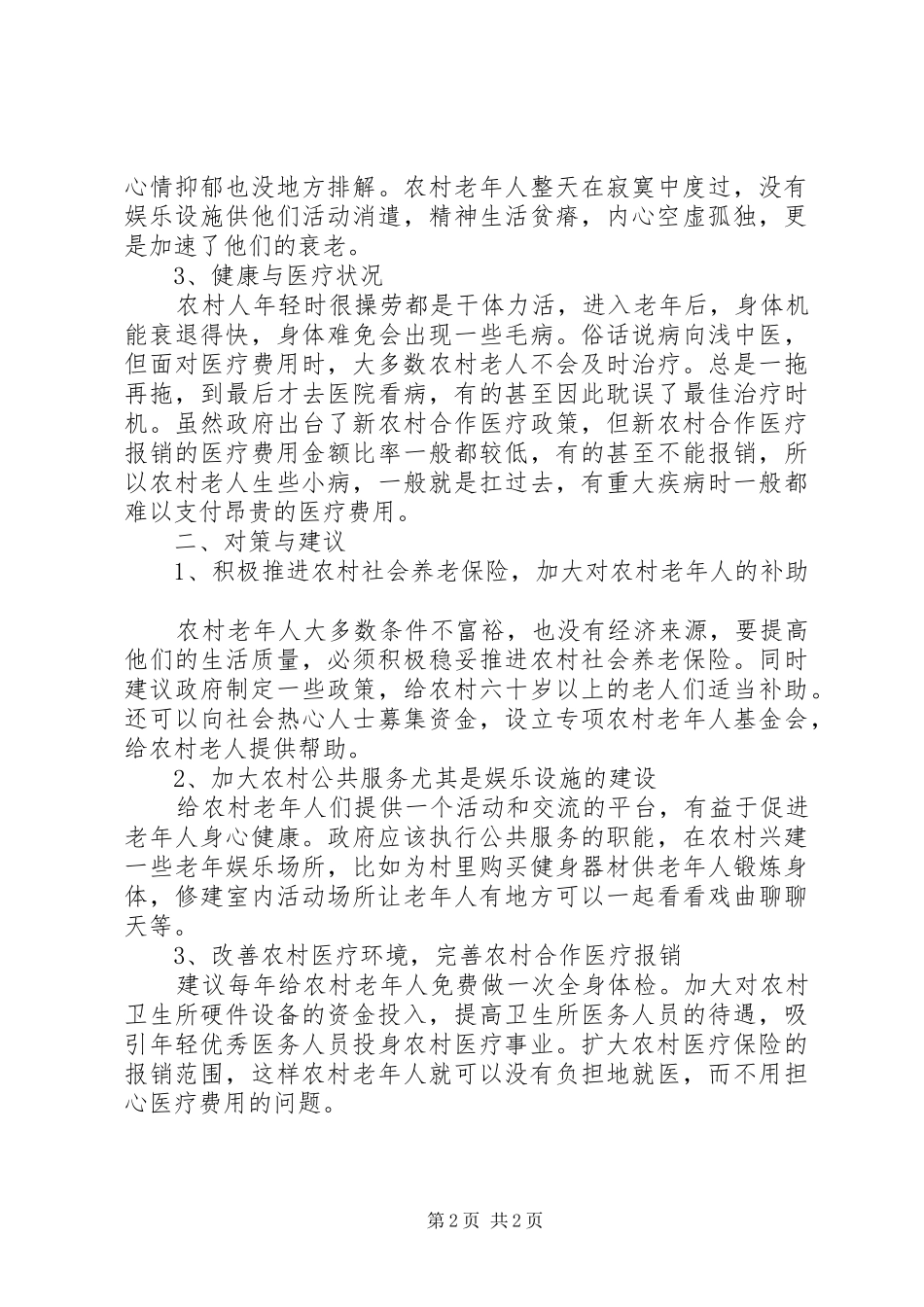 2024年春节回乡优秀调研报告_第2页