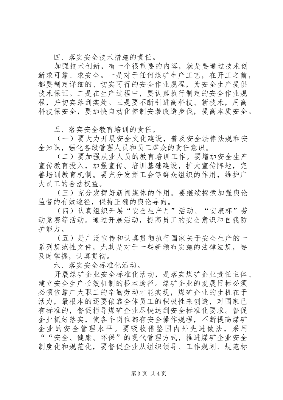 2024年煤矿企业安全生产主体责任_第3页