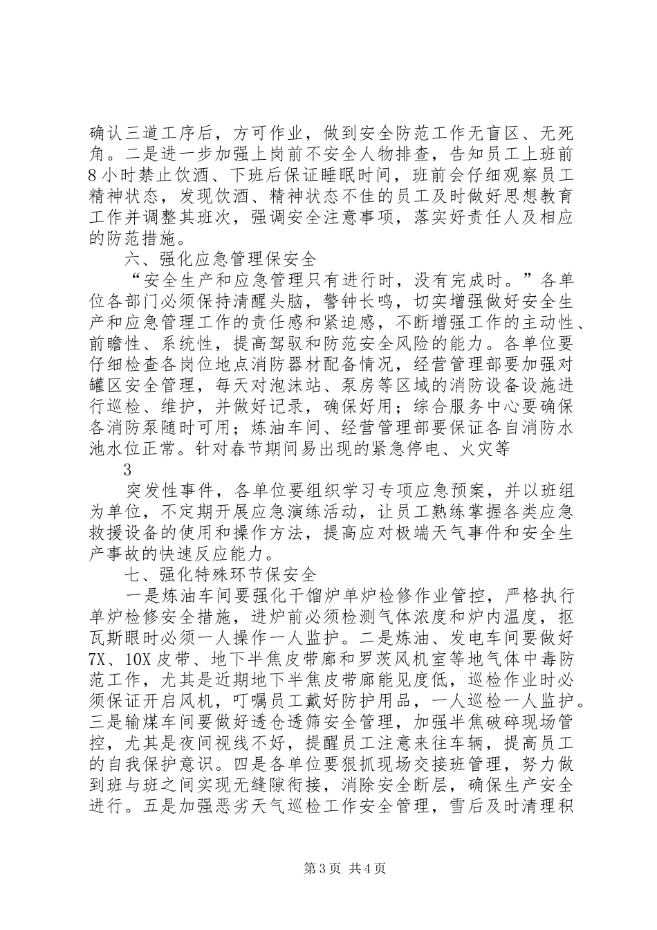 2024年春节期间安全生产工作方案_第3页