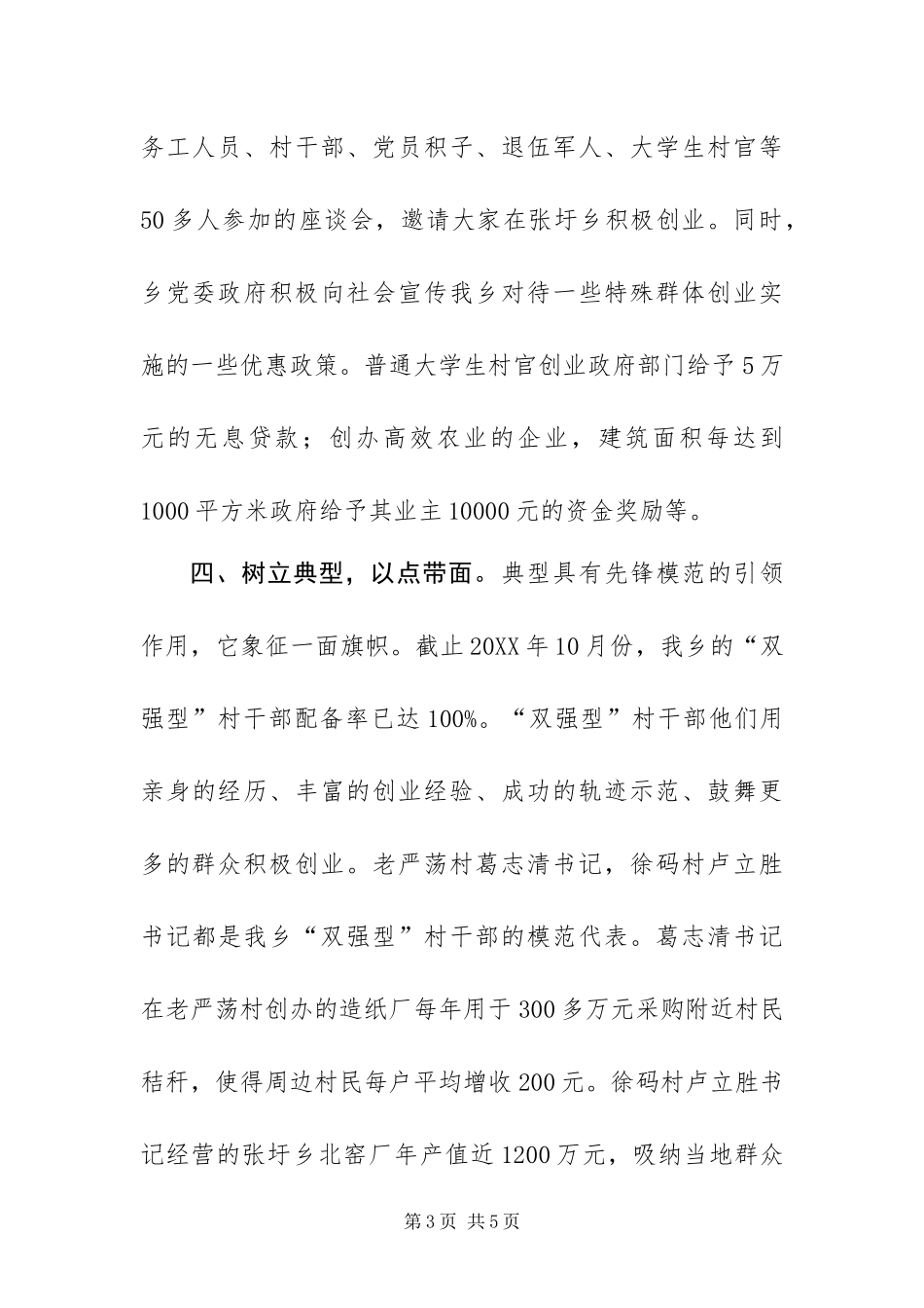 2024年村级经济发展总结_第3页