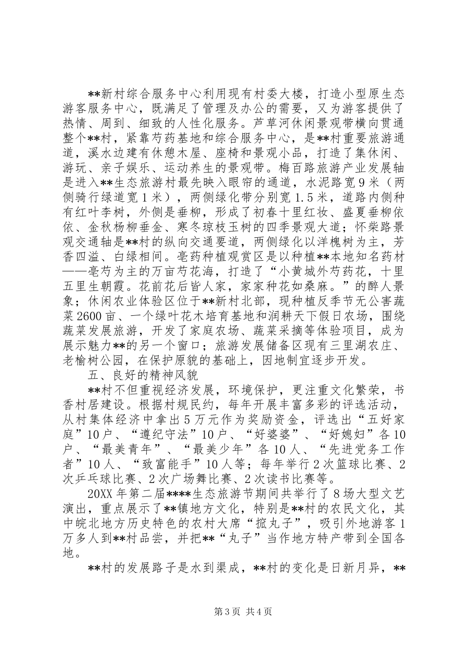 2024年美丽休闲乡村申报材料_第3页