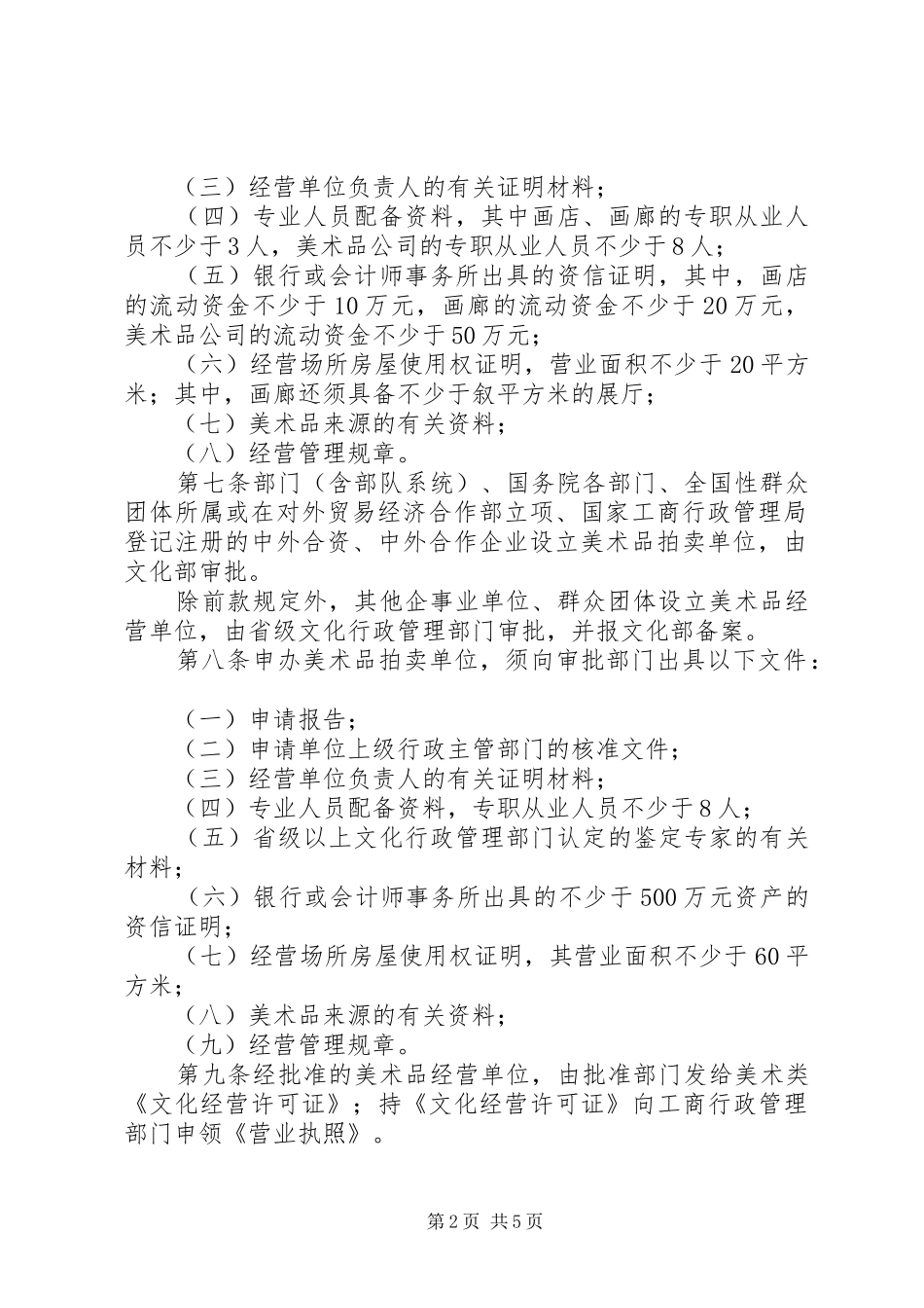 2024年美术品经营规章制度_第2页