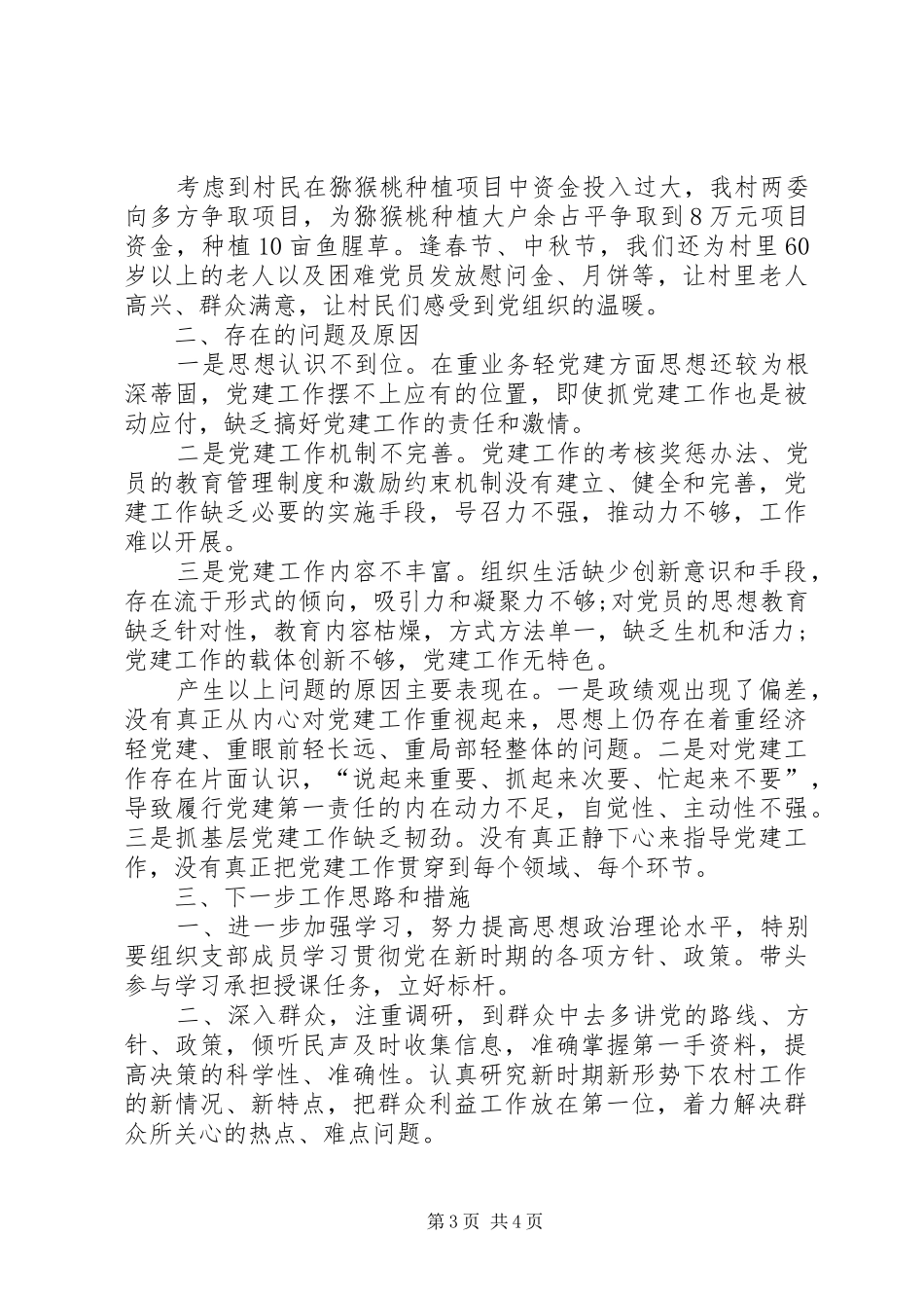 2024年村长述职报告范文_第3页