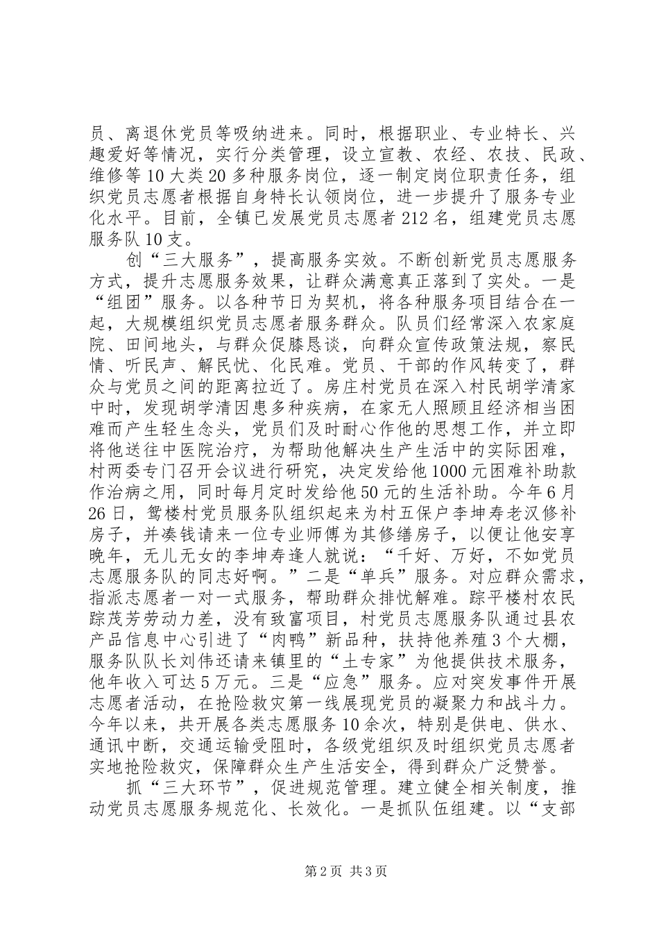 2024年党员志愿服务材料_第2页