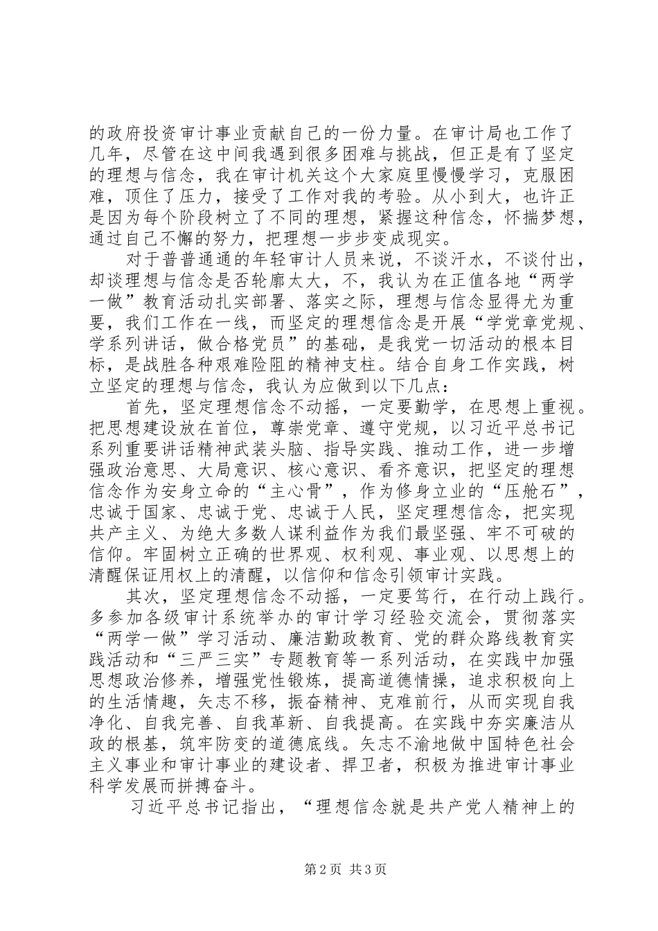 2024年年轻审计人员审计工作心得_第2页