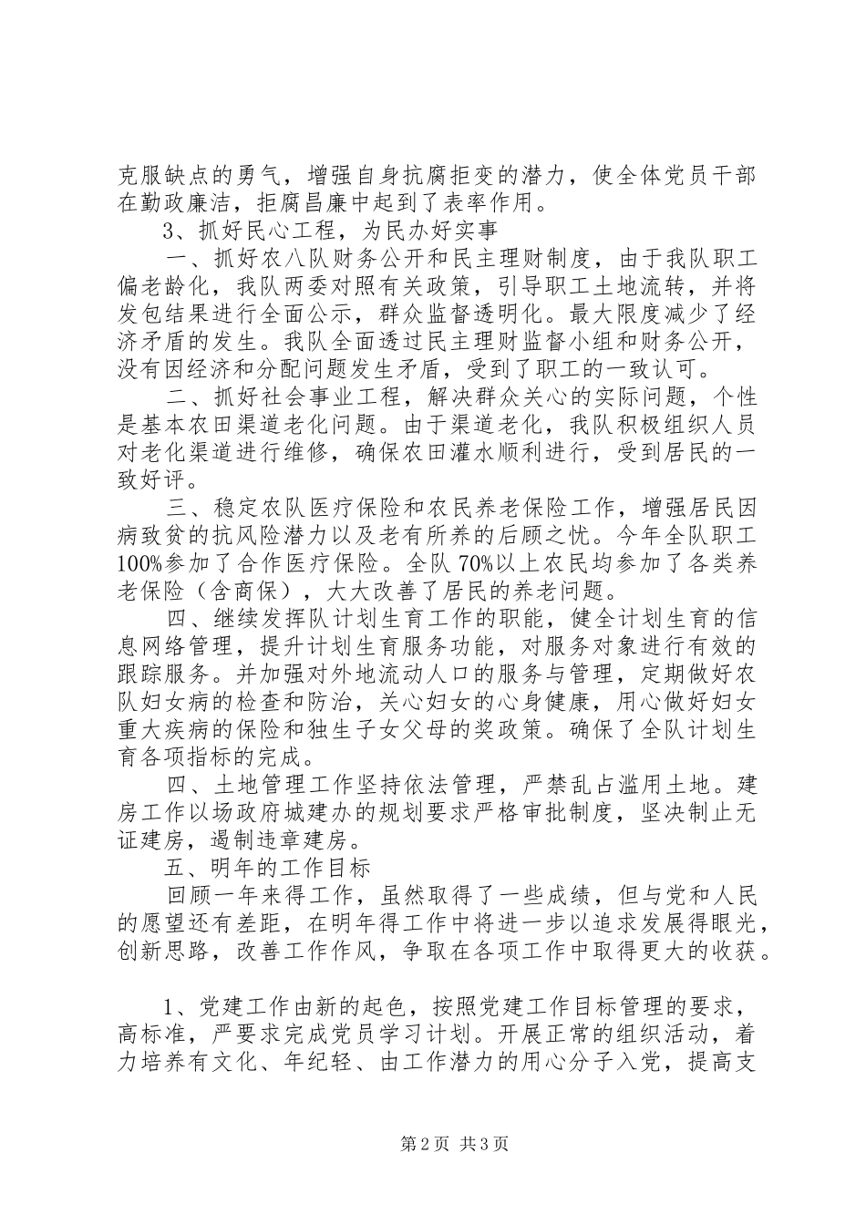 2024年农八队党支部工作总结_第2页