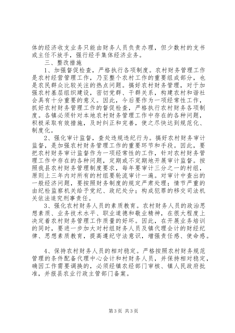 2024年农村财务审计工作报告_第3页