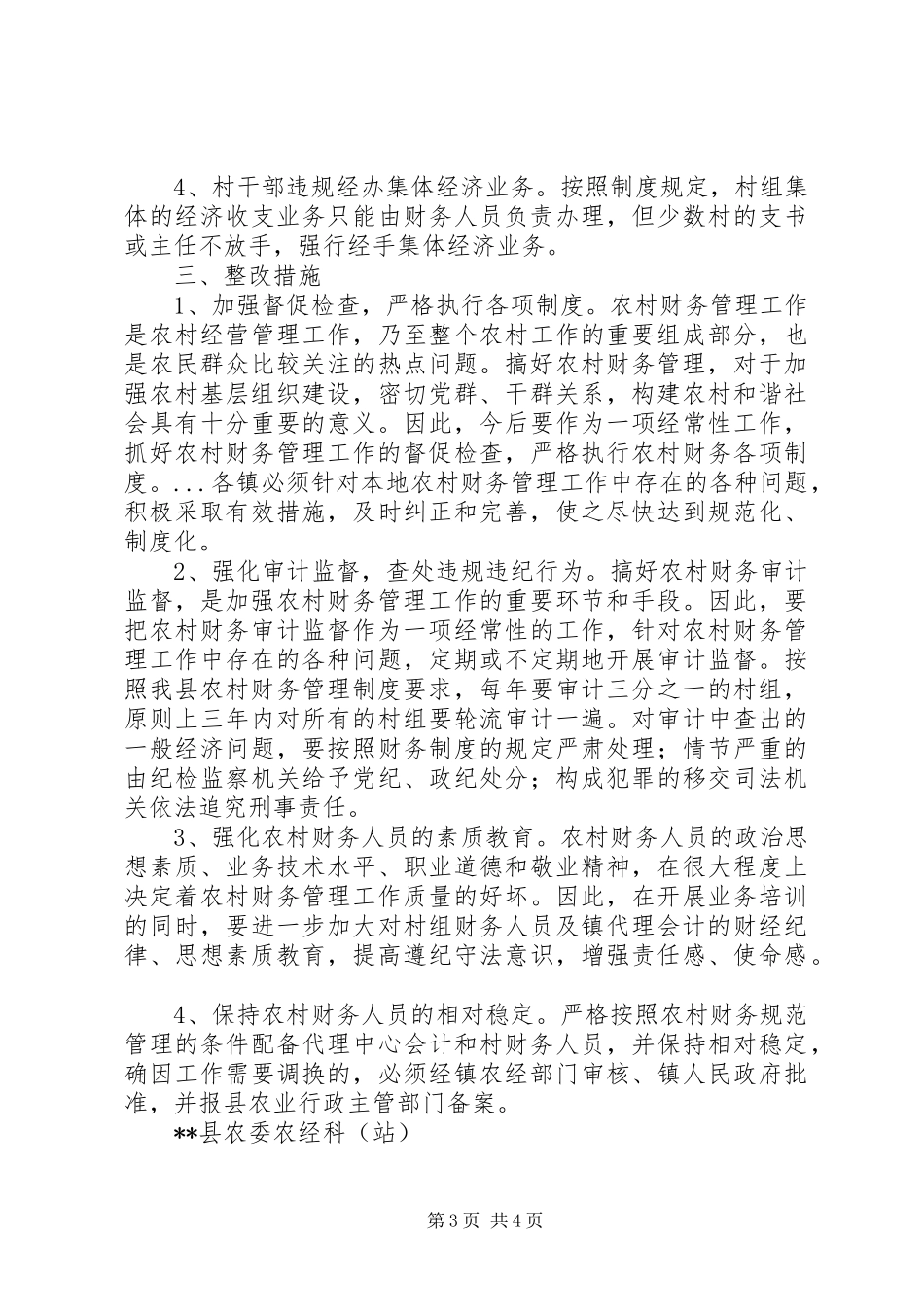 2024年农村财务审计工作总结_第3页