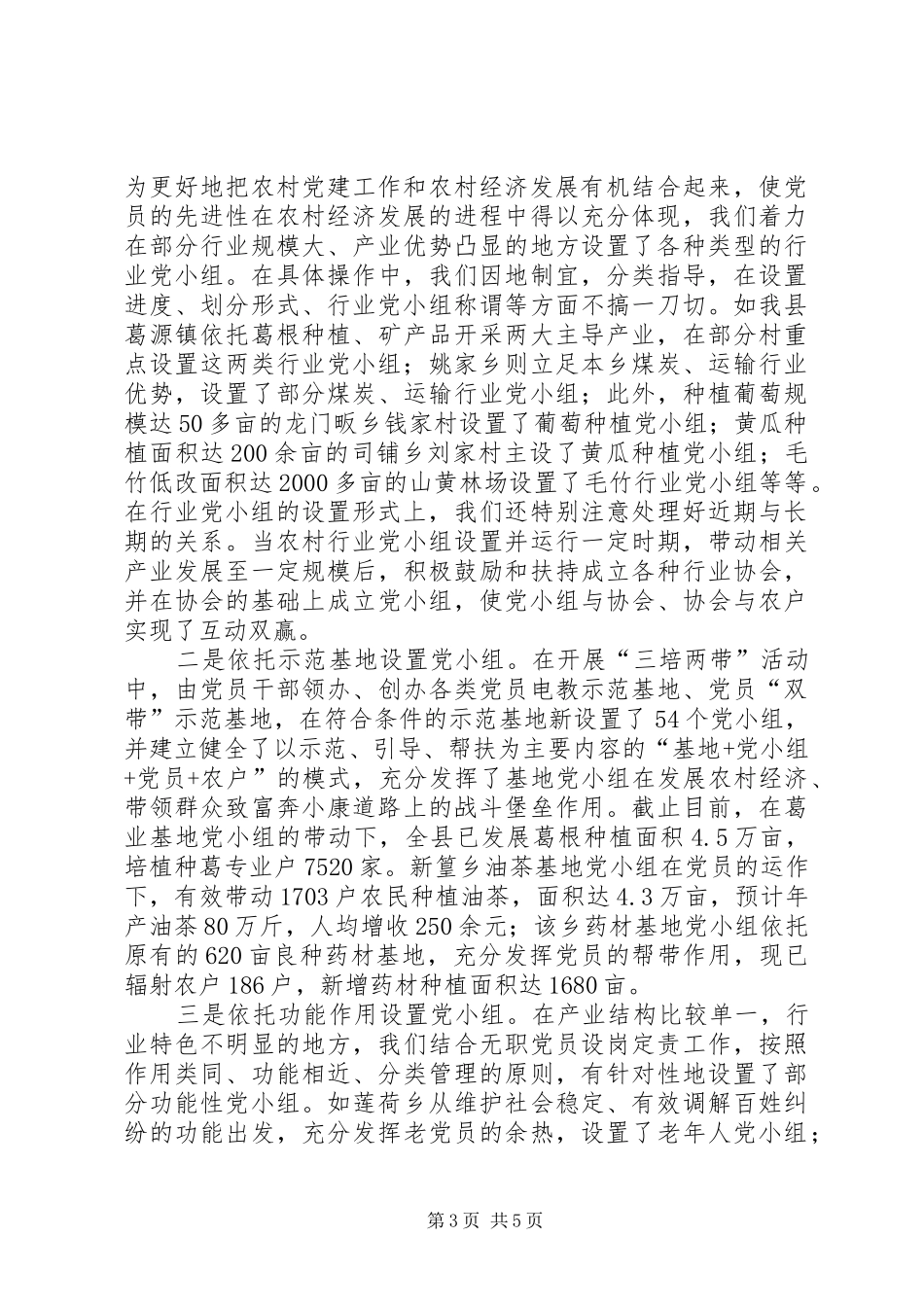 2024年农村党员先进性报告_第3页