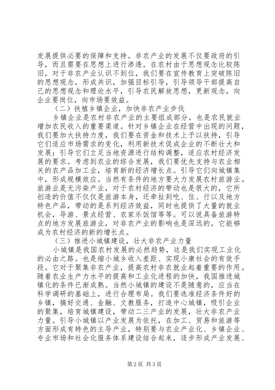 2024年农村非农产业经济发展研究_第2页