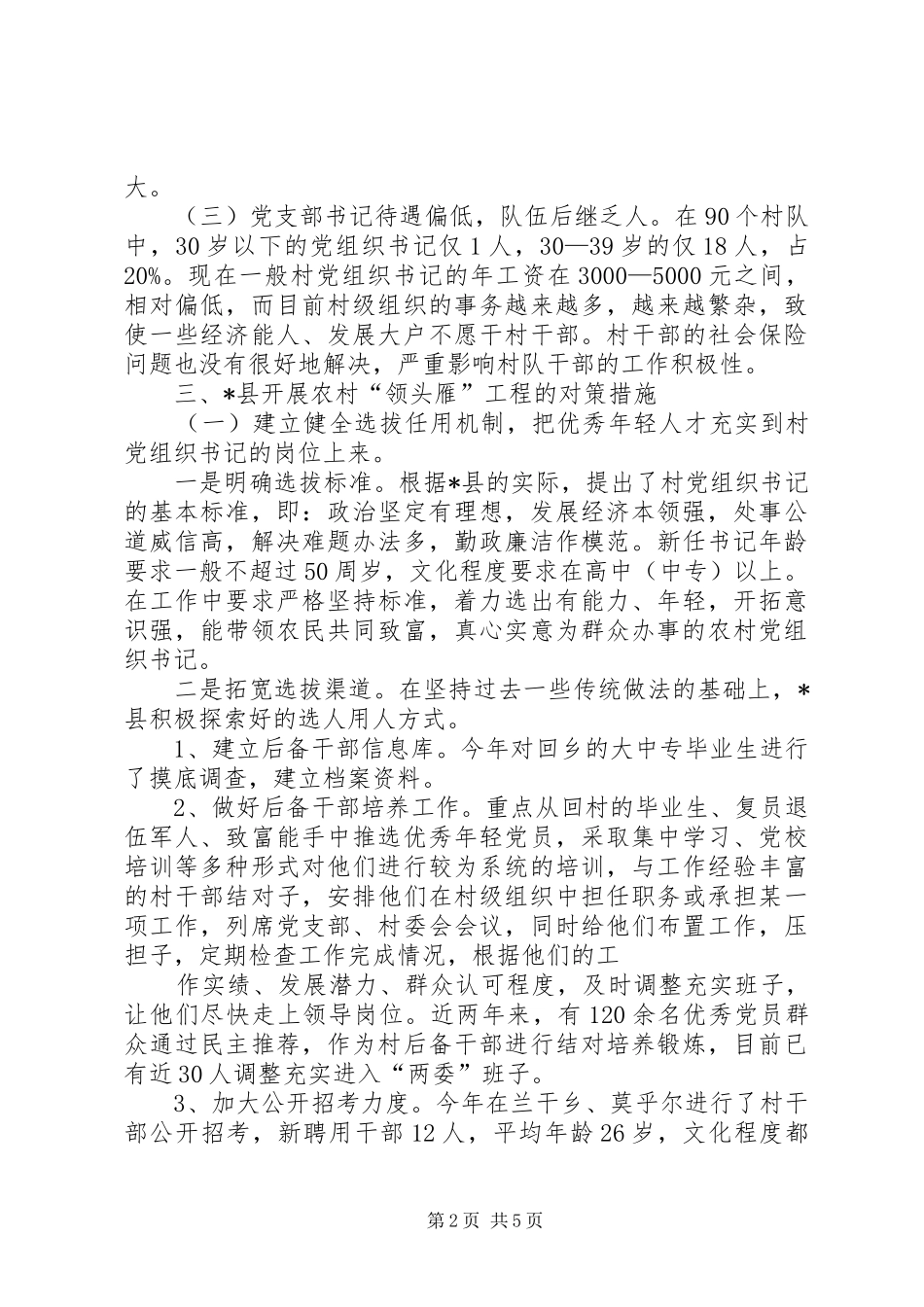 2024年农村工程建设的调研报告_第2页