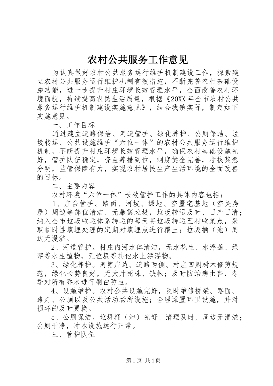 2024年农村公共服务工作意见_第1页