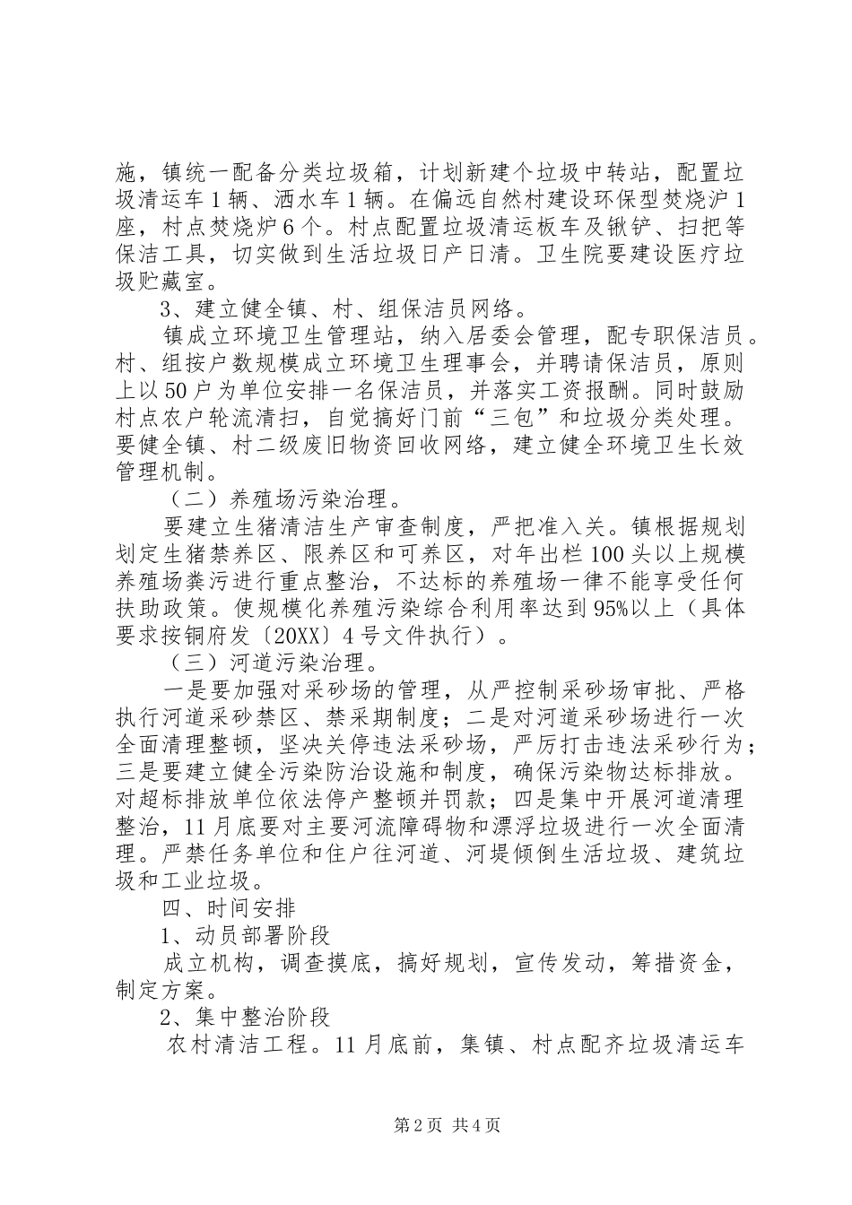 2024年农村环境卫生专项整治方案_第2页
