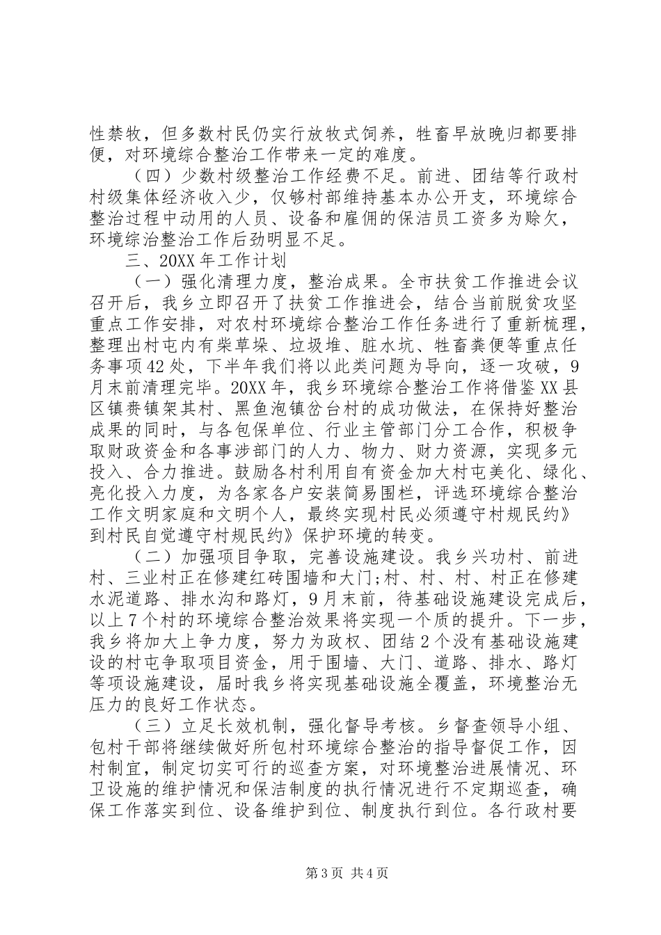 2024年农村环境综合整治总结_第3页