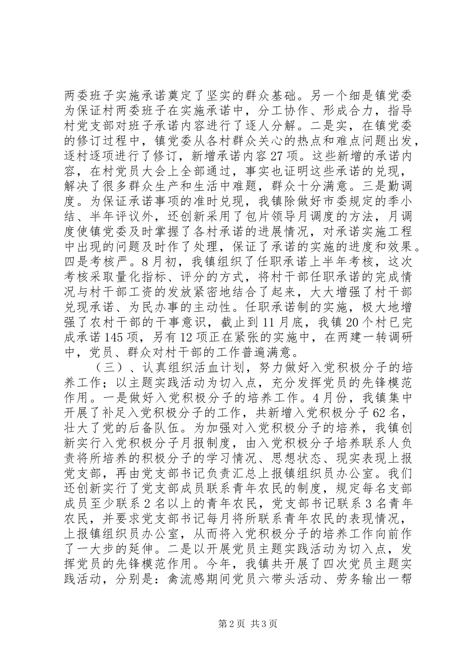 2024年农村基层工作述职报告_第2页