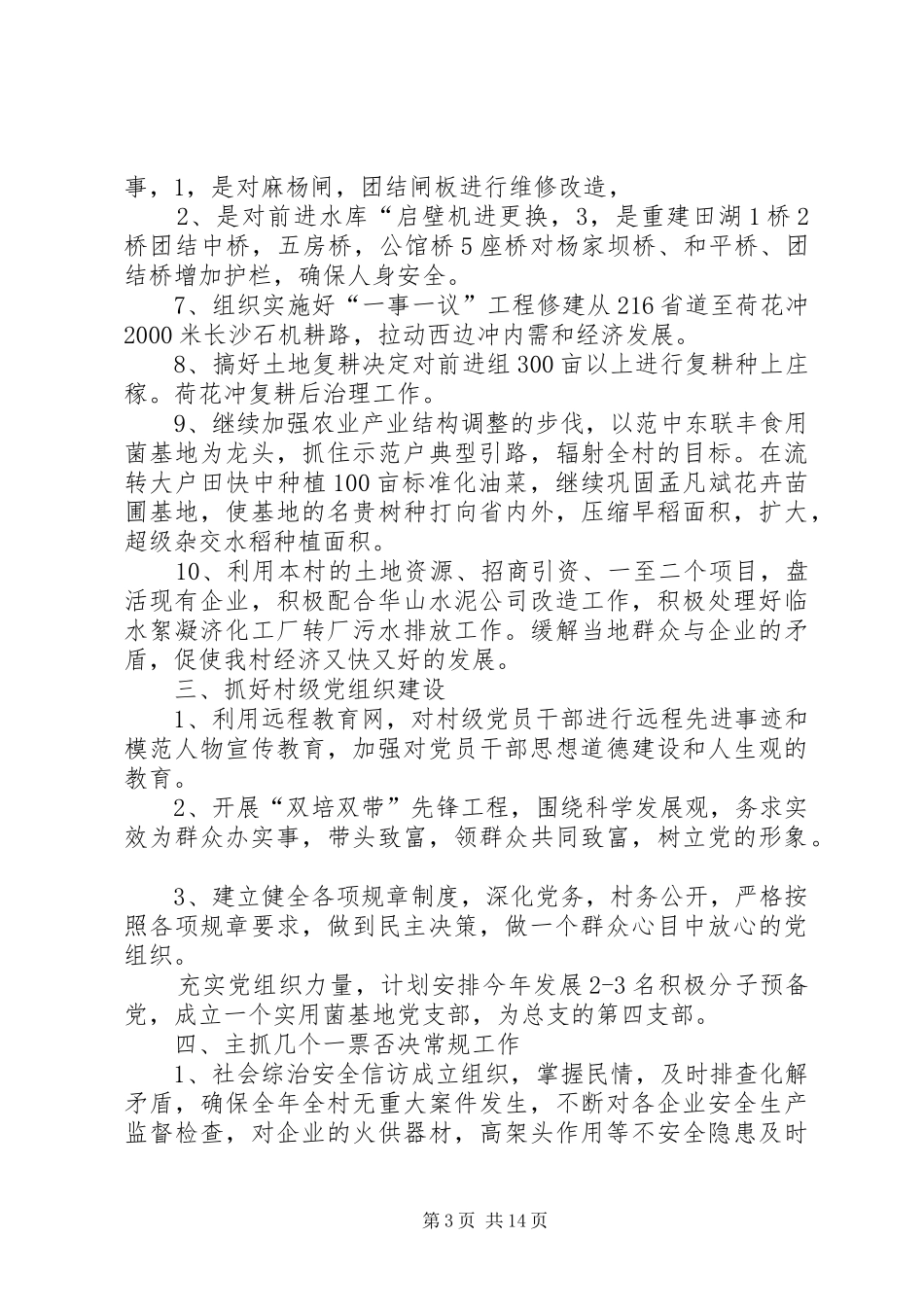 2024年农村基层组织建设工作计划_第3页